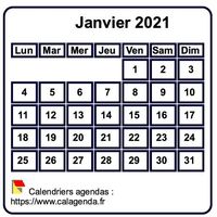 Calendrier mensuel 2026 à imprimer, fond blanc, taille mini, format poche, spécial portefeuille