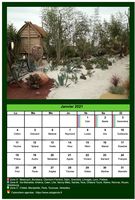 Calendrier mensuel 2013 avec une photo différente chaque mois
