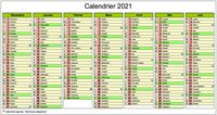Calendrier semestriel 2027 de sept mois (décembre à juin et juillet à janvier)